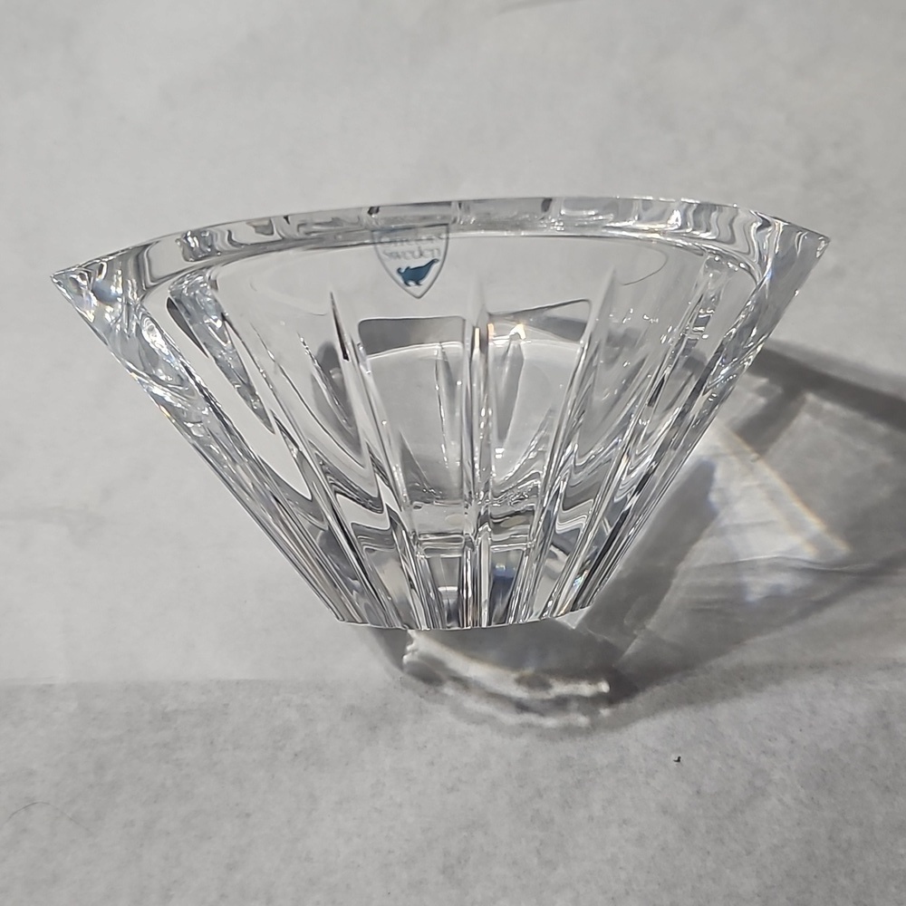 Orrefors Sweden Heavy Crystal Bowl